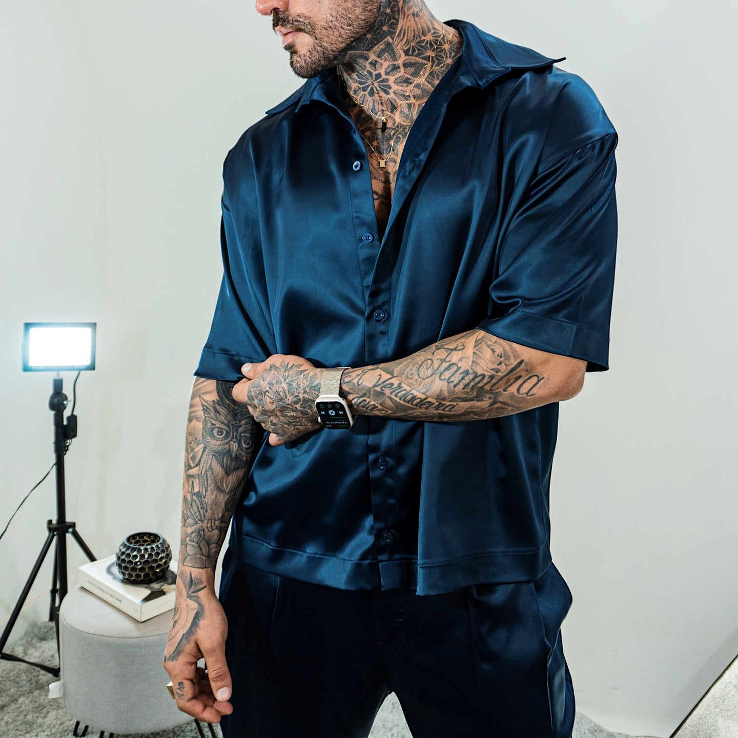 Camisa Malta - Bleu