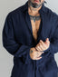 Camisa Nero Texture - Bleu