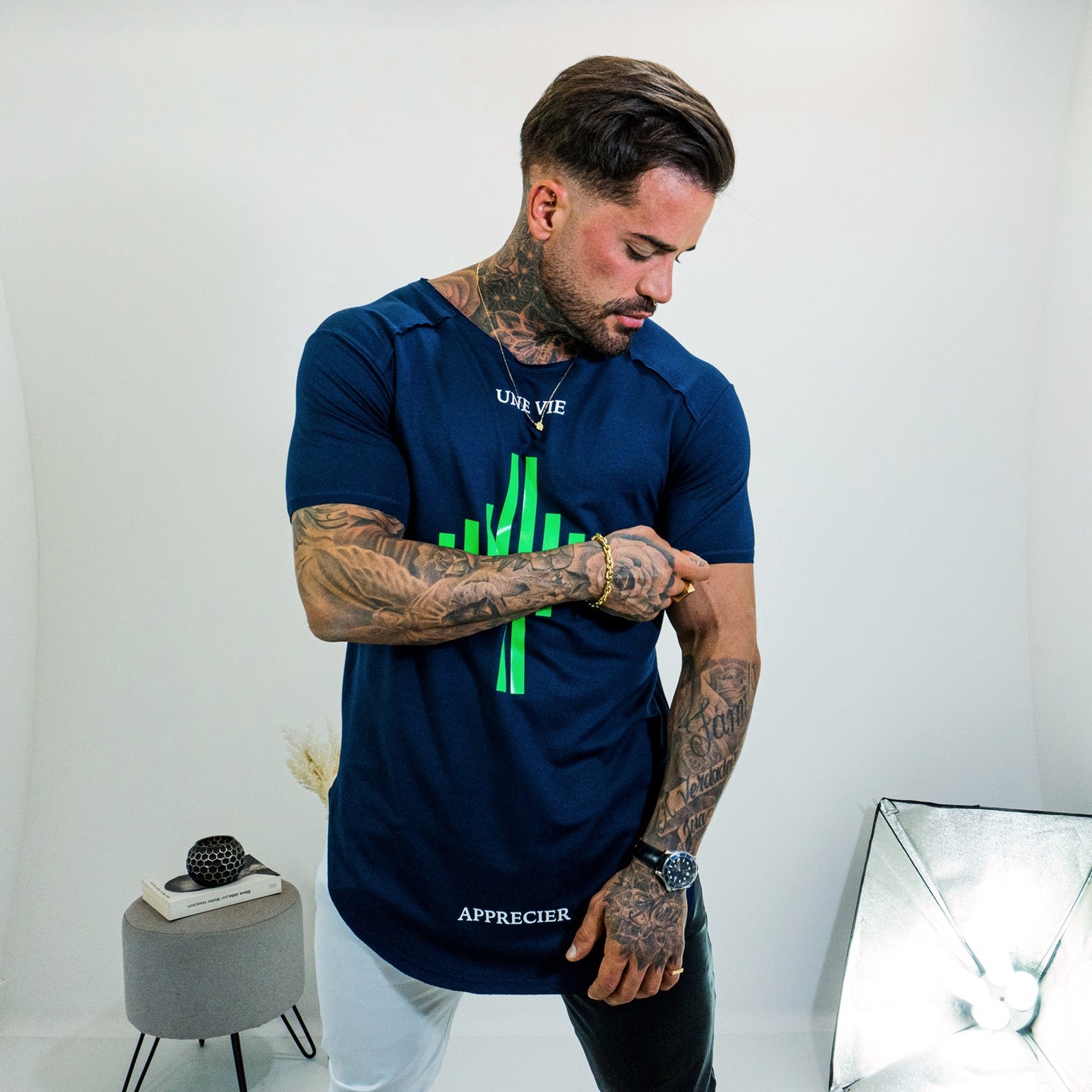 Camiseta Sound - Bleu