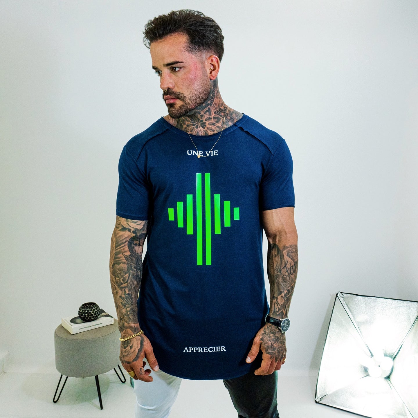 Camiseta Sound - Bleu