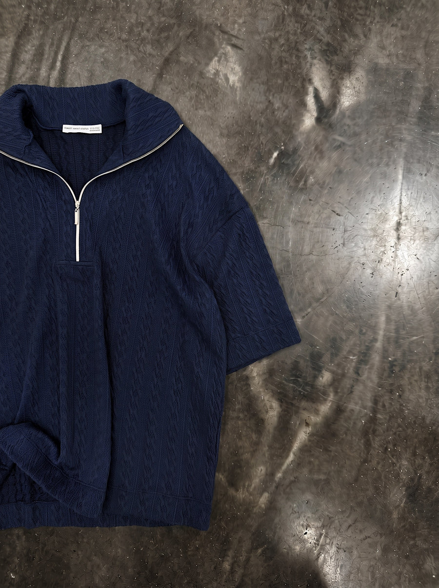 Camiseta Polo Mônaco - Bleu