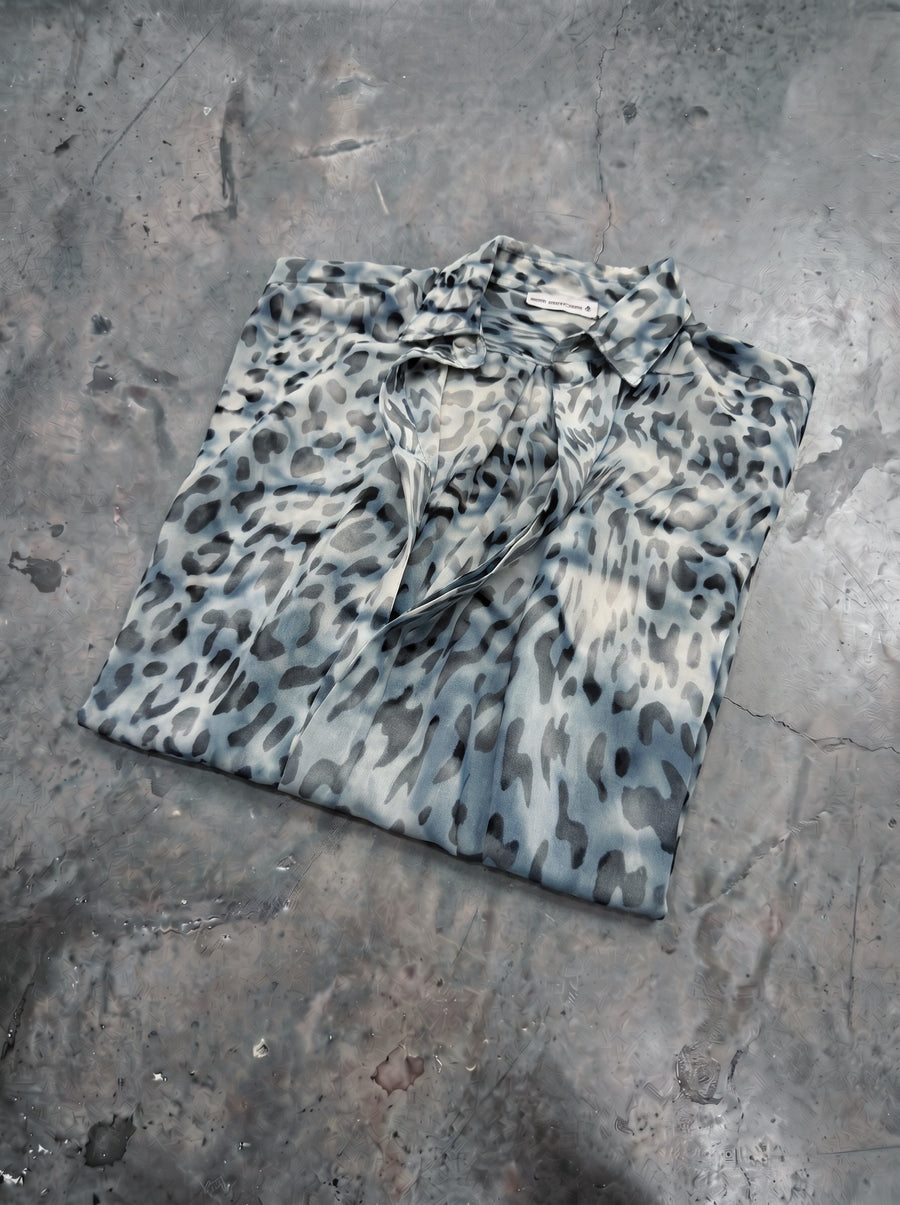 Camisa Leopard - Light Blue