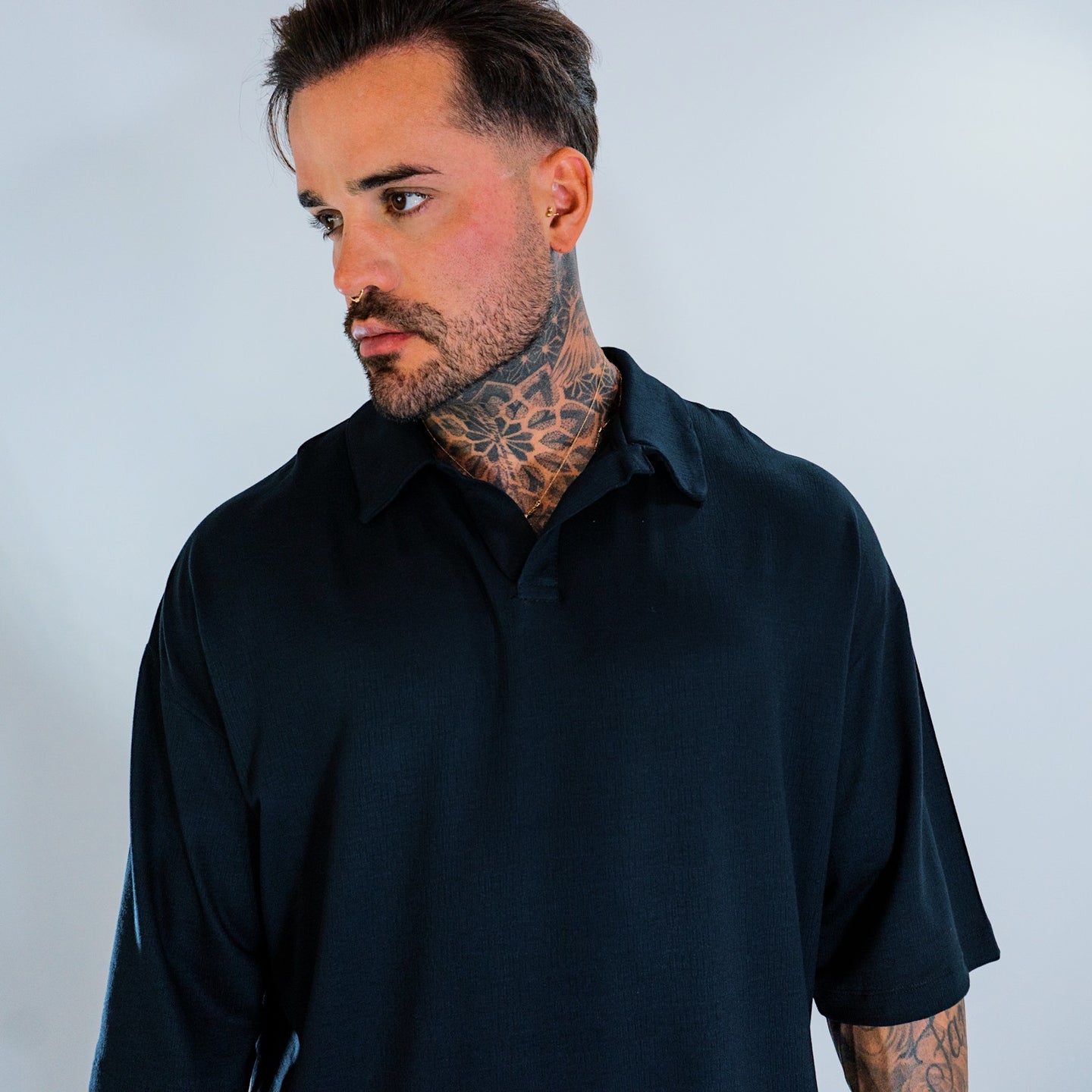 Camiseta Polo Over - Blck