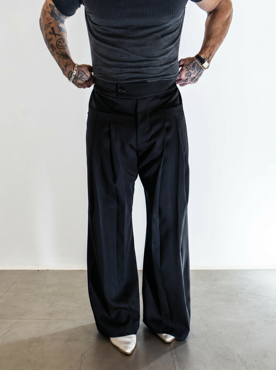 Calça Alfaiataria Classic Wide - Blck