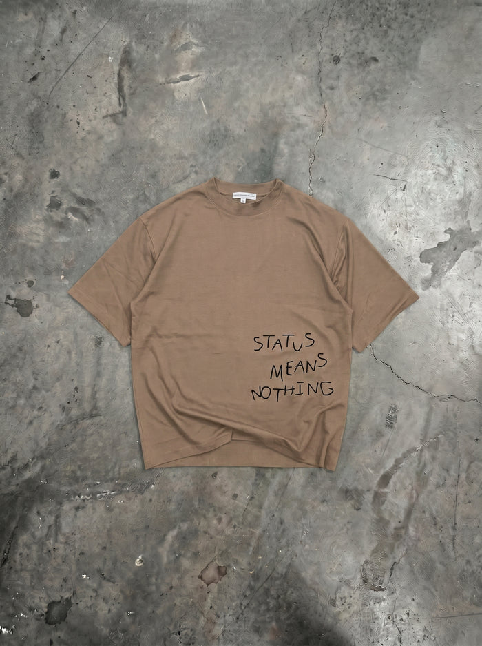 Camiseta Means Nothing - Cappuccino