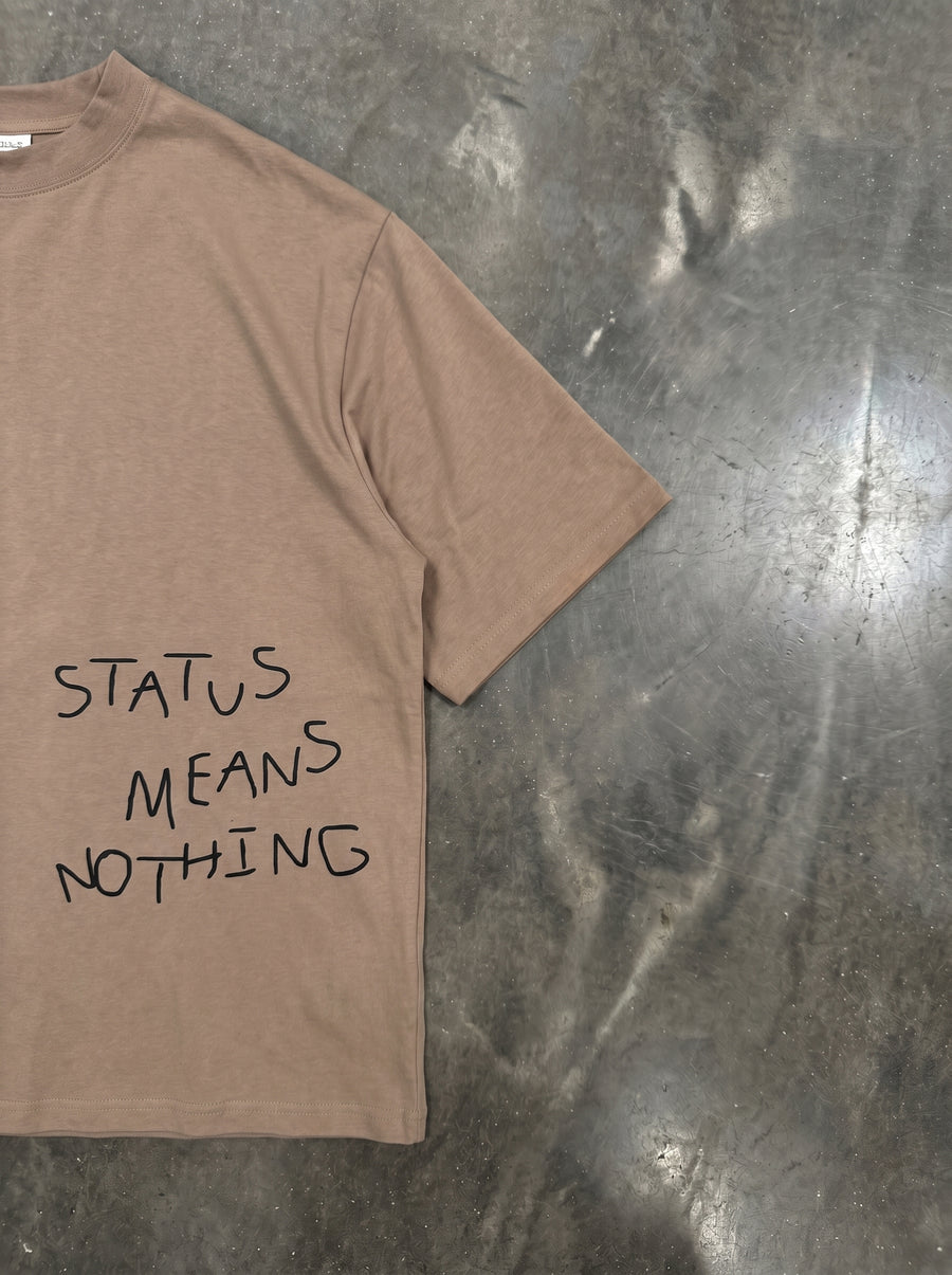 Camiseta Means Nothing - Cappuccino