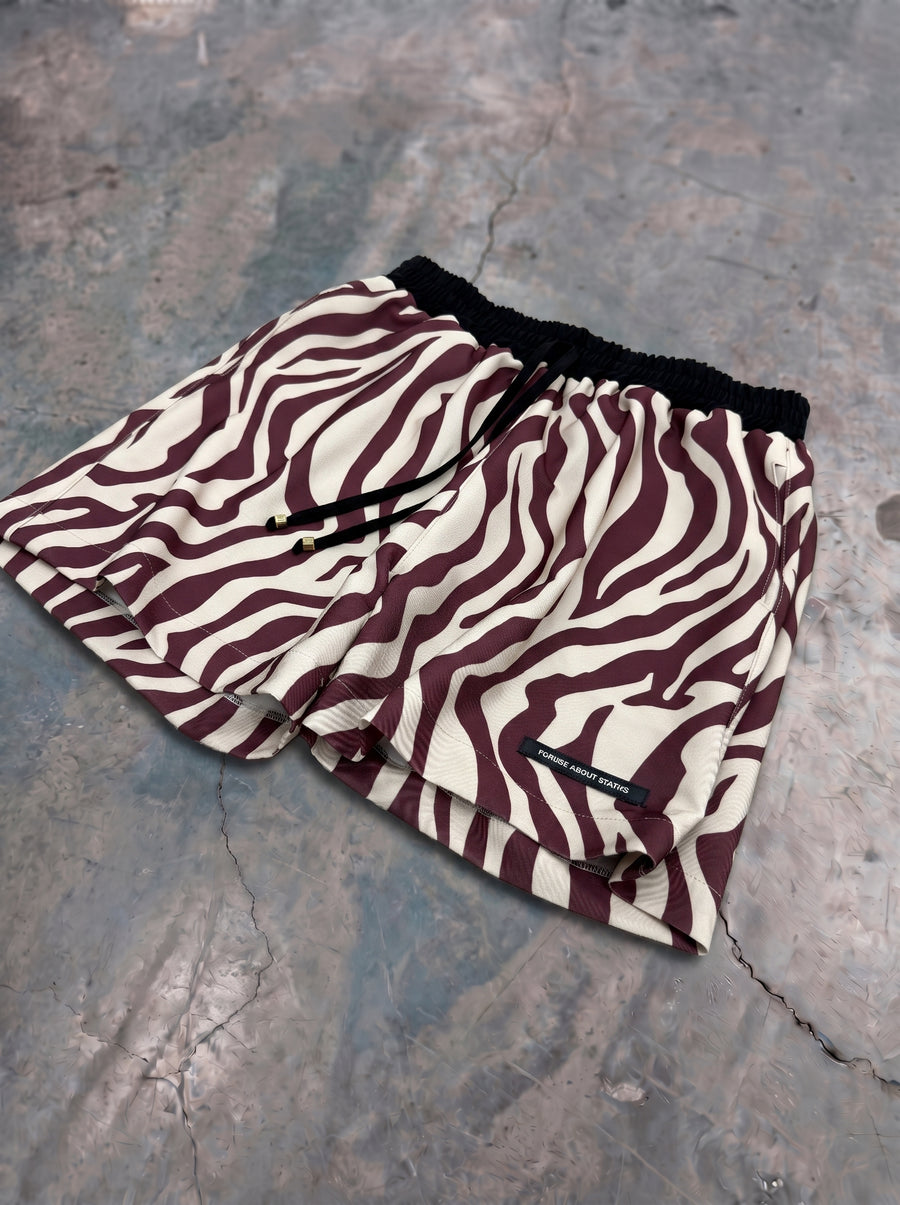Shorts Caynon - Wine Zebra