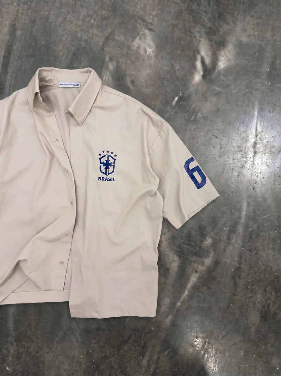Camisa Brazil World Cup - Cream