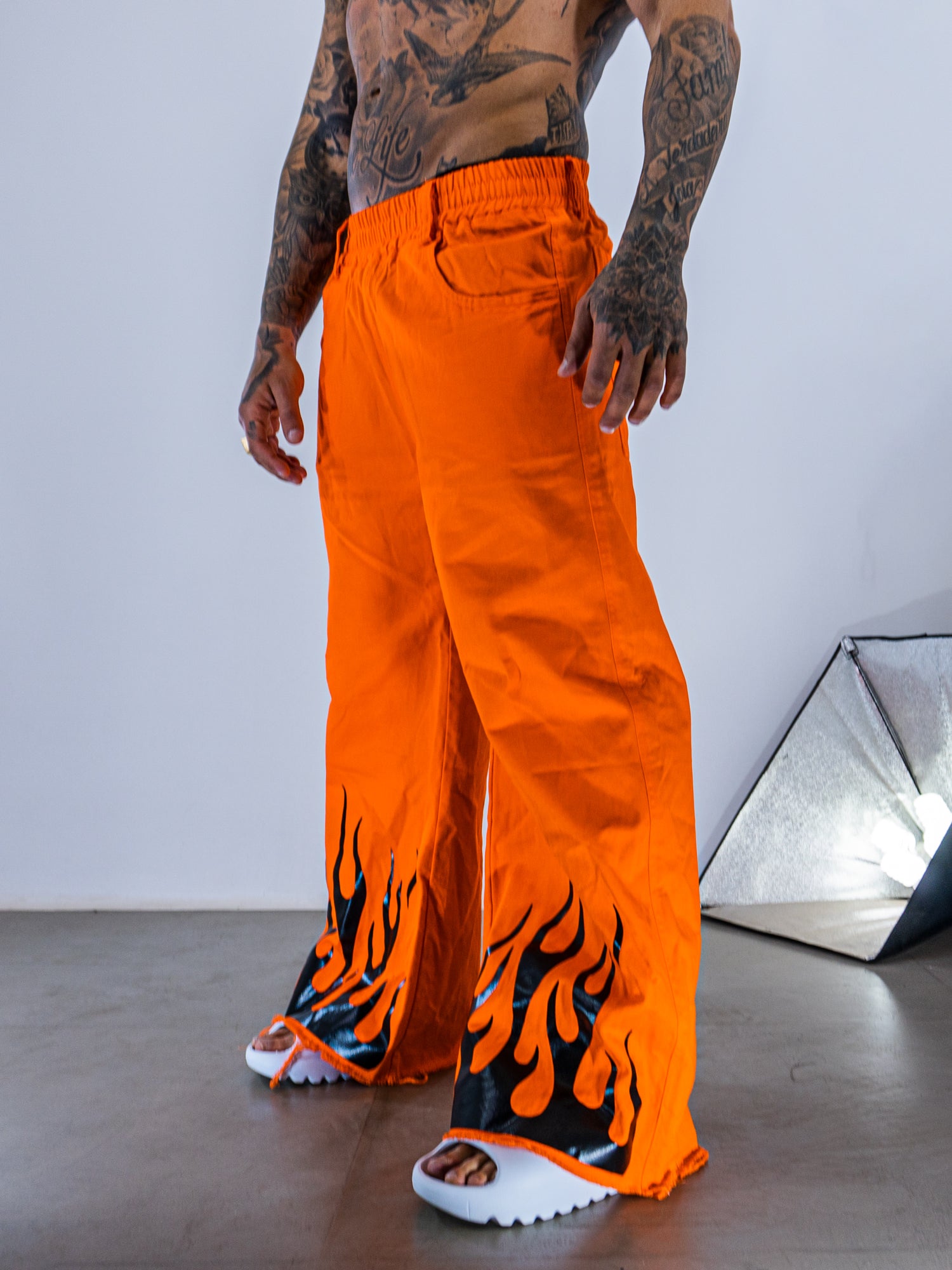 Calça Flame Moon - Orange – FAS Clothing