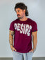 Camiseta Desire Bold - Bordô