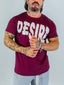 Camiseta Desire Bold - Bordô