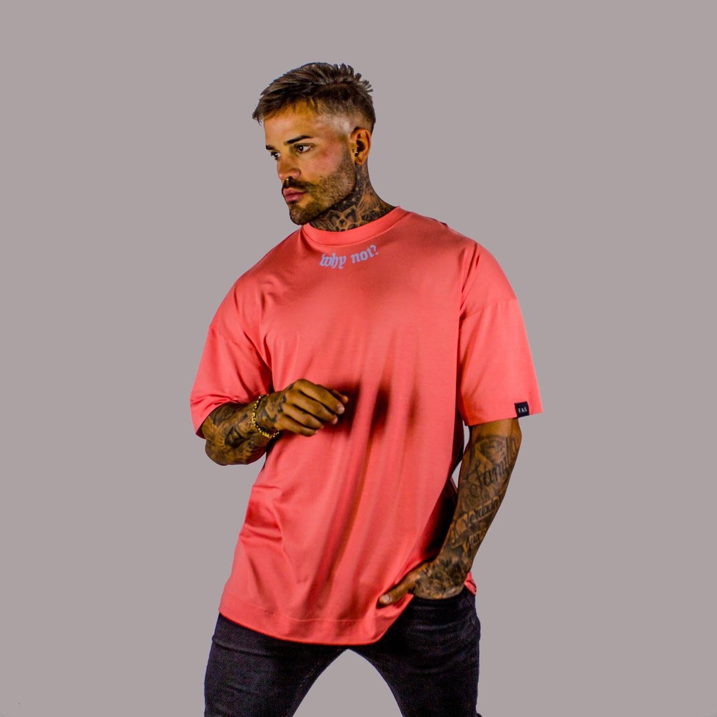 Camiseta Why Not - Peach – FAS Clothing